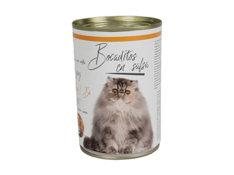 Bocaditos en salsa Alimento Húmido de Boi para Gato