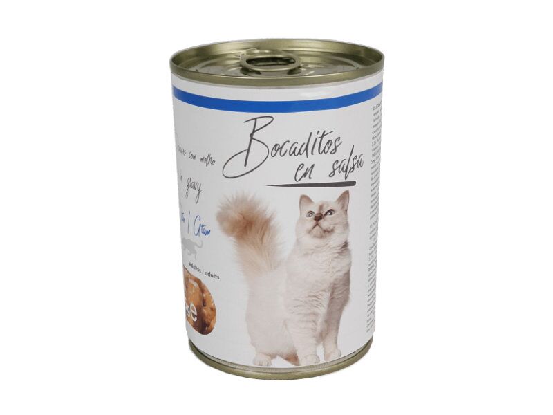 Bocaditos em Salsa de Atum para Gato