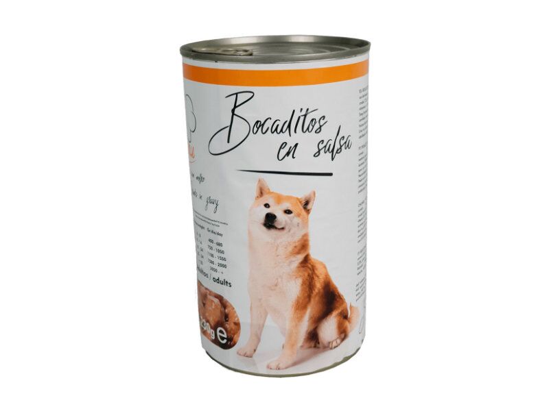 Bocaditos em Salsa de Boi para Cão