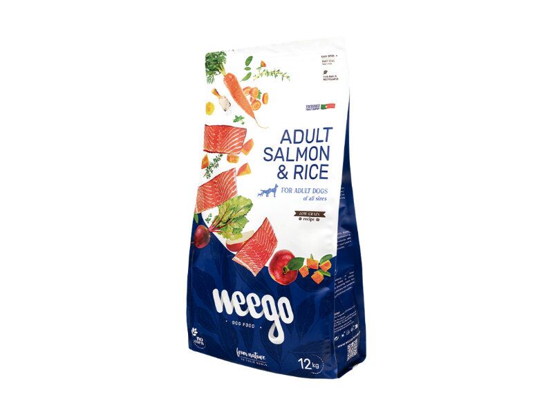 Weego Dog Food Adult Salmon & Rice Low Grain