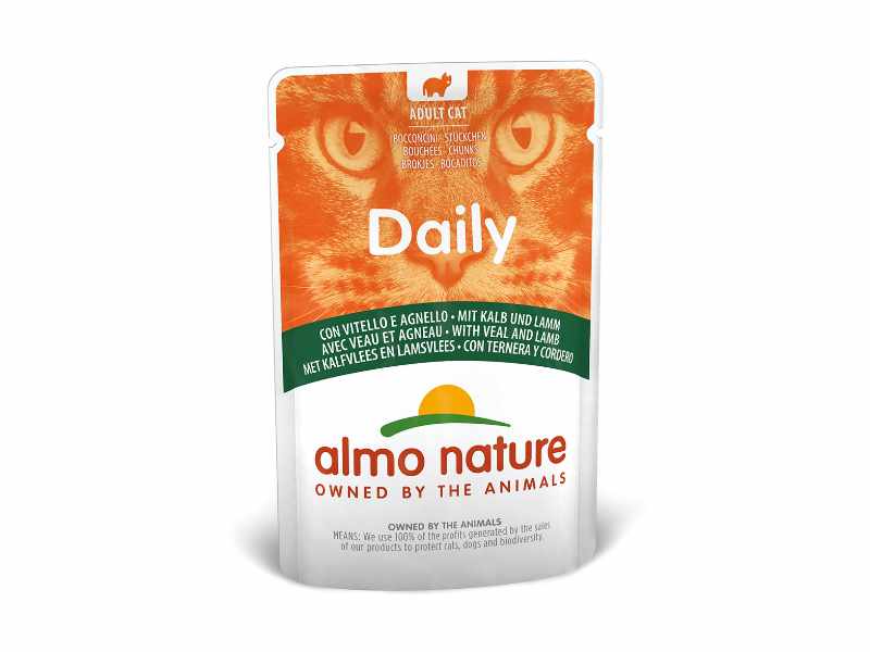 Almo Nature Daily Gato Vitela e Cordeiro