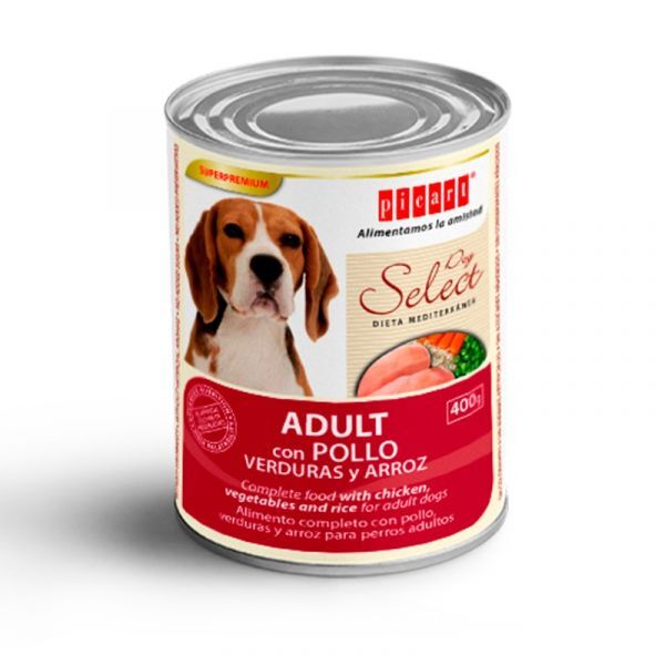 Picart Dog Select Adult Chicken Vegetables & Rice 400g