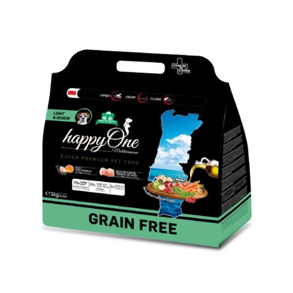 HappyOne Mediterraneum Light Senior Dog