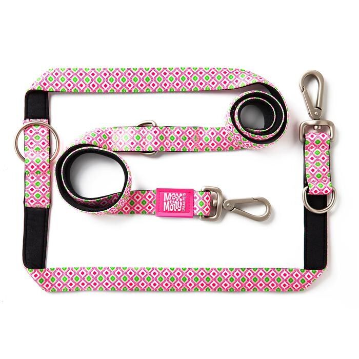 Trela Multi Max & Molly Original Retro Pink