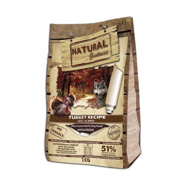 Natural Greatness Adult Turkey Dog