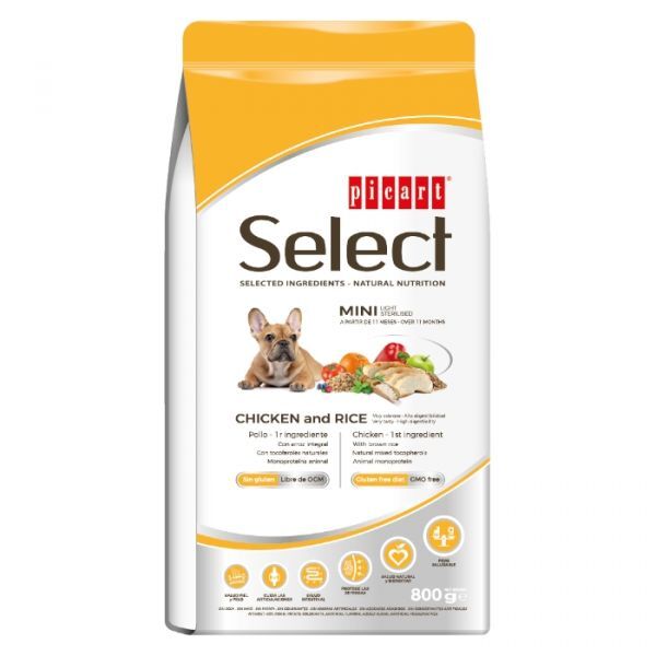Picart Dog Select Mini Adult Light Sterilised