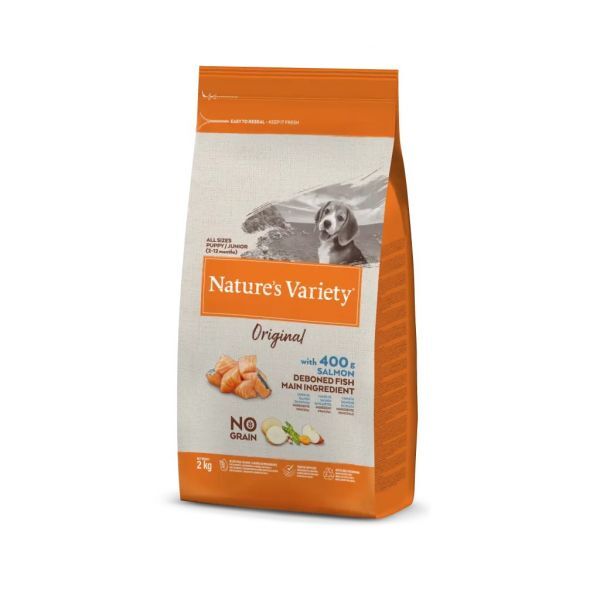 Nature's Variety Dog Original No Grain Junior Salmon