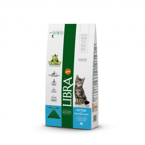 Libra Gato Kitten Frango & Arroz 1.5 kg