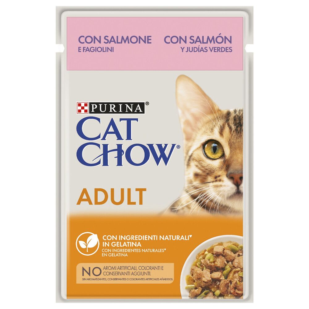 Cat Chow Gato Adulto Salmão e feijão verde