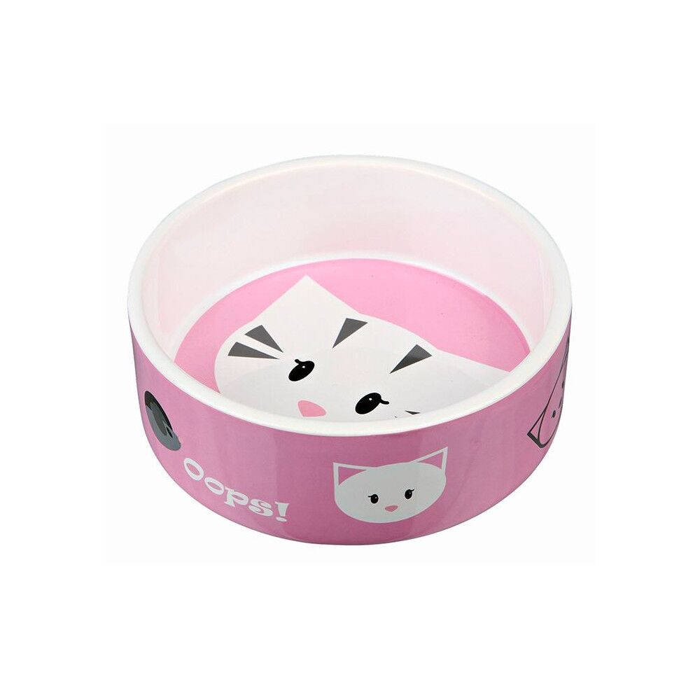 Comedouro Cerâmica Mimi Gatos