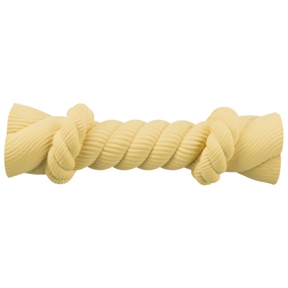 Corda em látex com ruído para cães