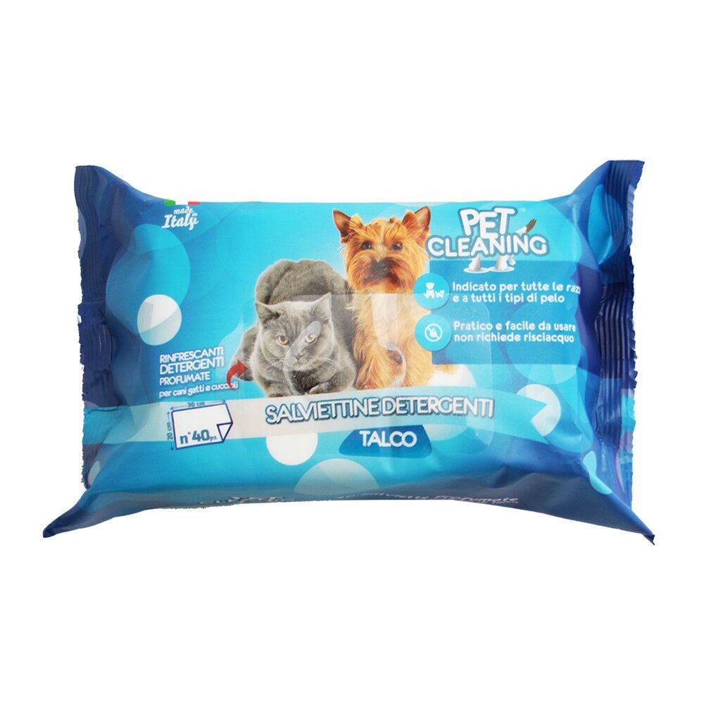 Toalhitas de talco - Pet Cleaning