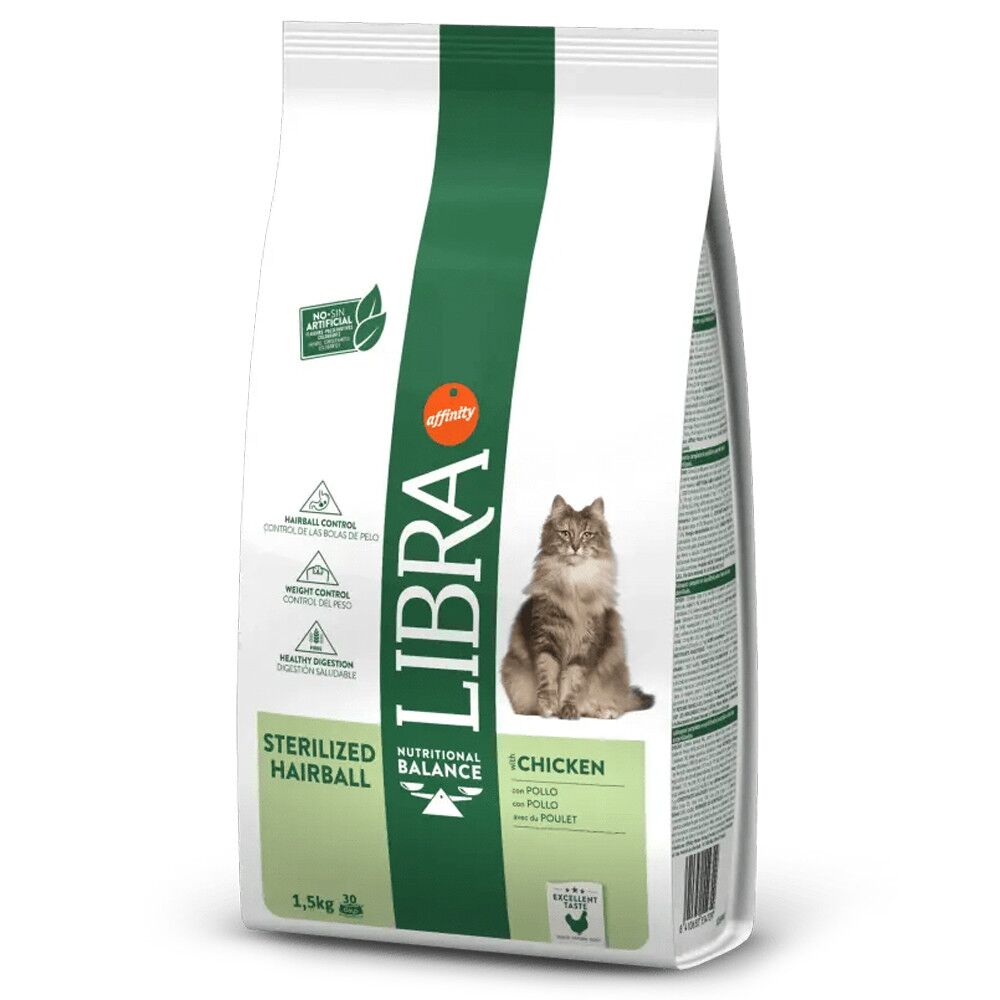 Libra Cat Sterilized Hairball 1,5 kg