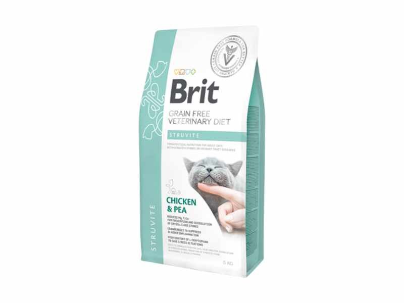 Brit Veterinary Diet Cat Struvite Grain-Free Chicken e Pea
