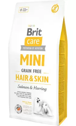 Brit Care Dog Mini Hair & Skin Grain-free  Salmon e Herring