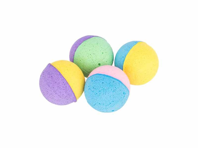 Bolas em borracha macia para gatos da Trixie
