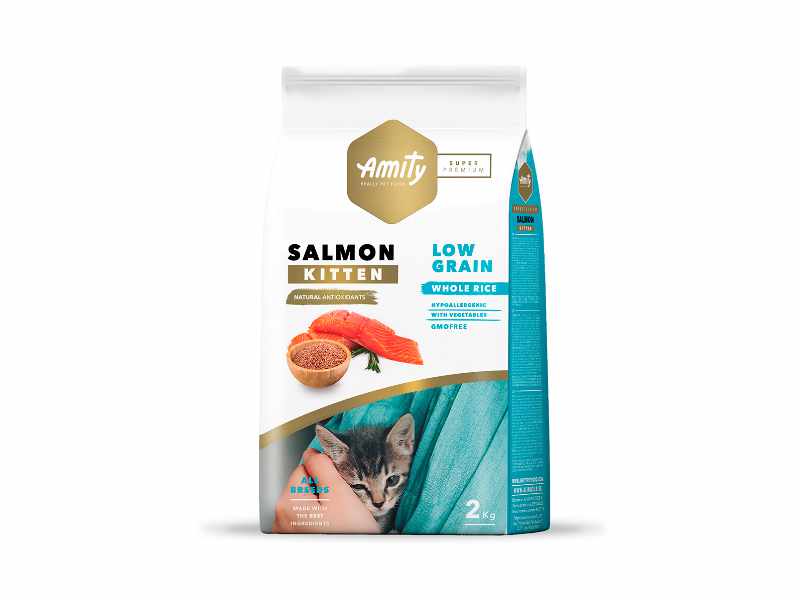 Amity Super Premium Gato Kitten Salmão