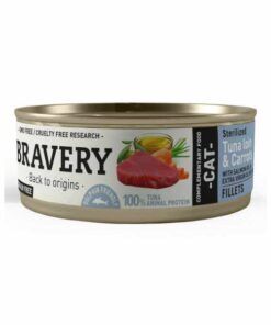Bravery Gato Esterilizado Tuna Loin e Carrot