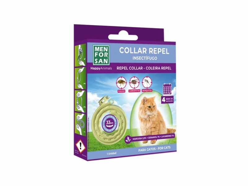 Coleira Repelente de Parasitas para Gato da Menforsan