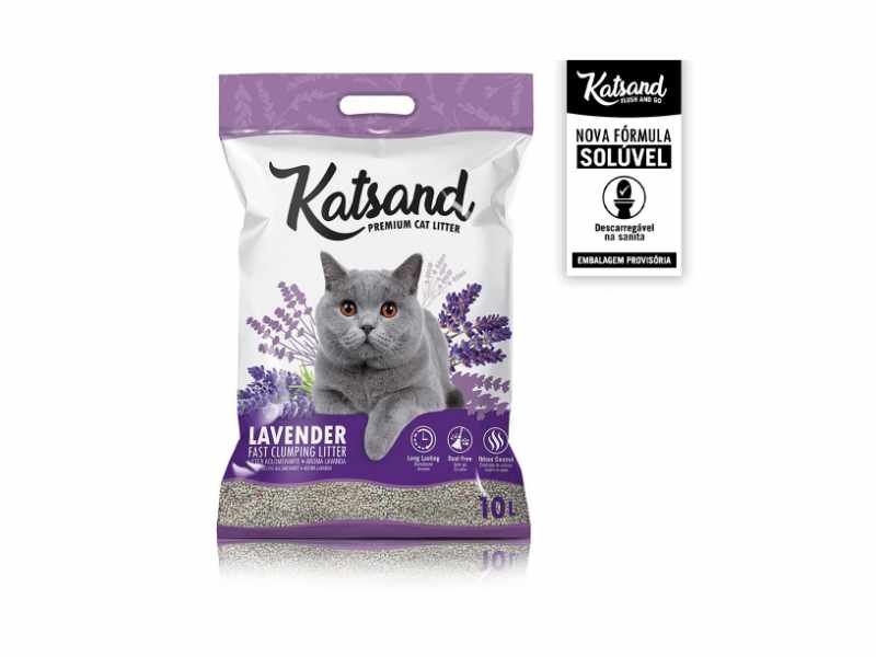 Litter "Katsand" (Descartável em WC) - Lavanda