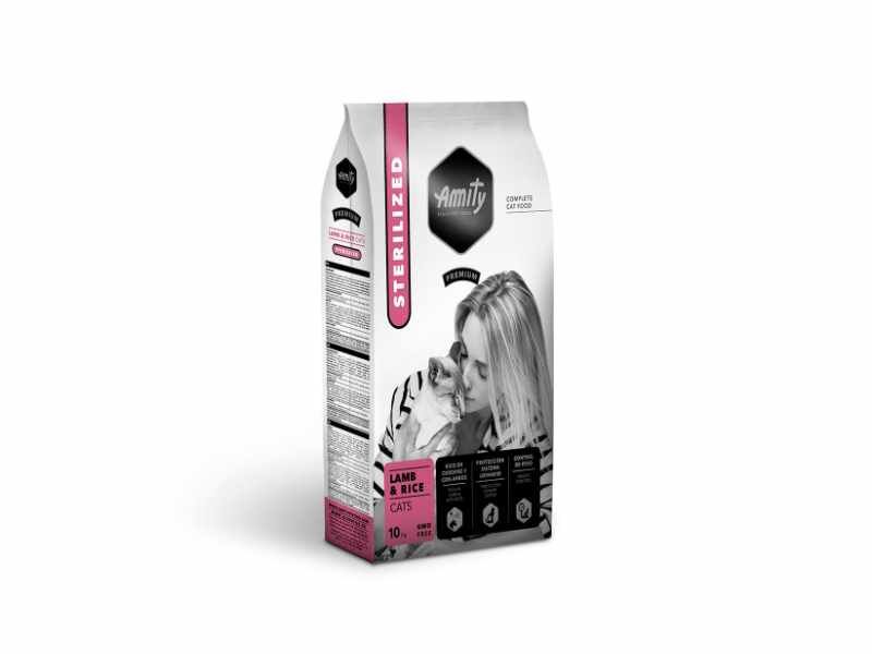 Amity Premiun Lamb & Rice  para Gatos Esterilizados