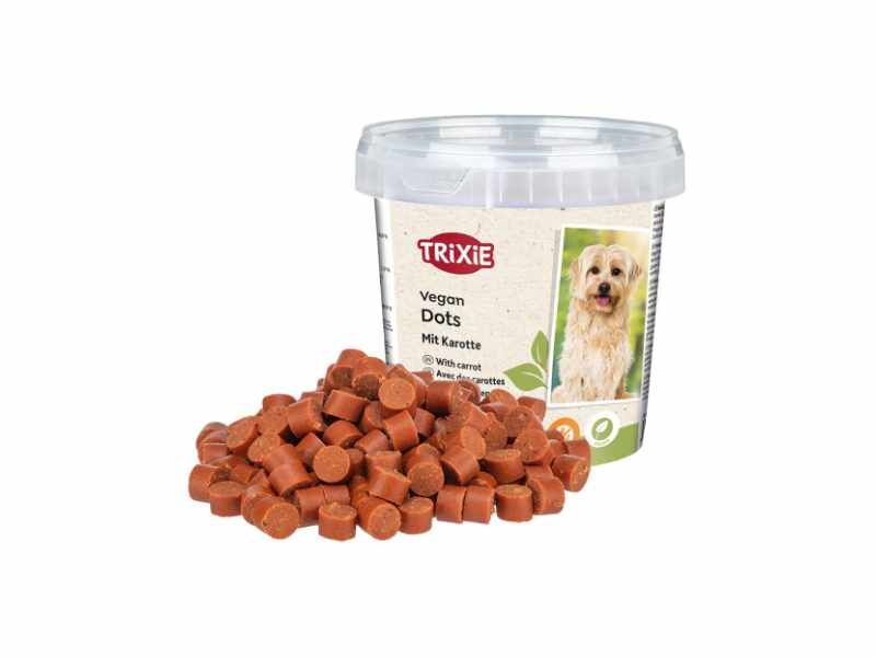 Vegan Soft Snack Dots com Cenoura para cão de Trixie