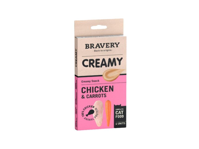 Bravery Creamy – Snack Cremoso e Natural para Gatos Exigentes - Image 4