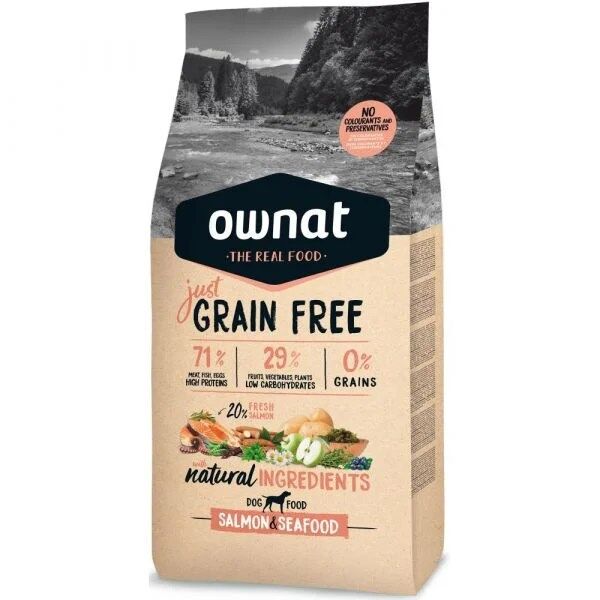 Ownat Cão Just Grain Free Salmon & Seafood