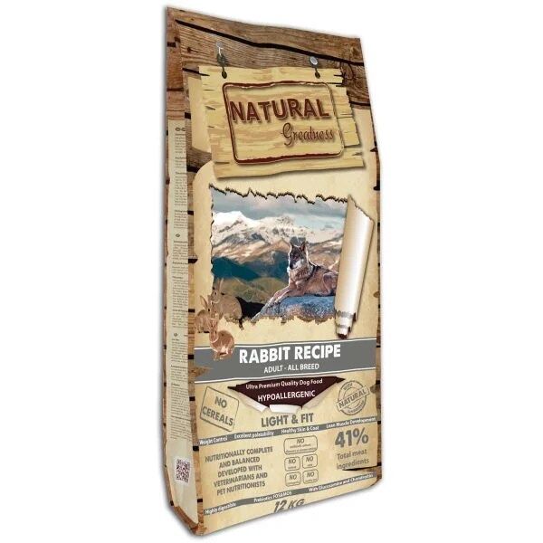 Natural Greatness Adult Light & Fit Rabbit Dog