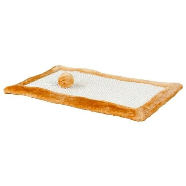 Tapete de Arranhar em Sisal/pelúcia - Castanho