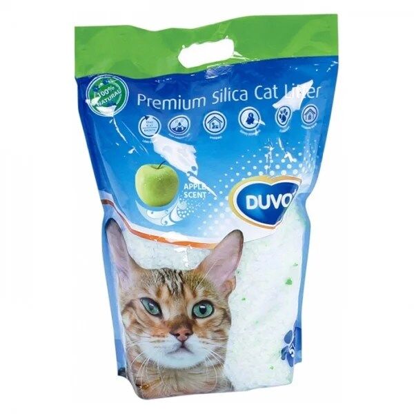 Duvo Premium Silica Cat Litter Maçã 5L