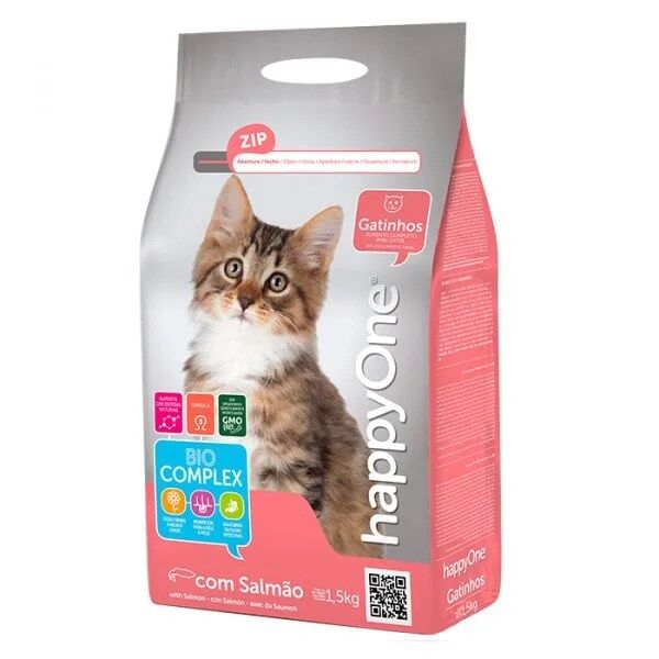 Ração Seca HappyOne Kitten 1,5Kg