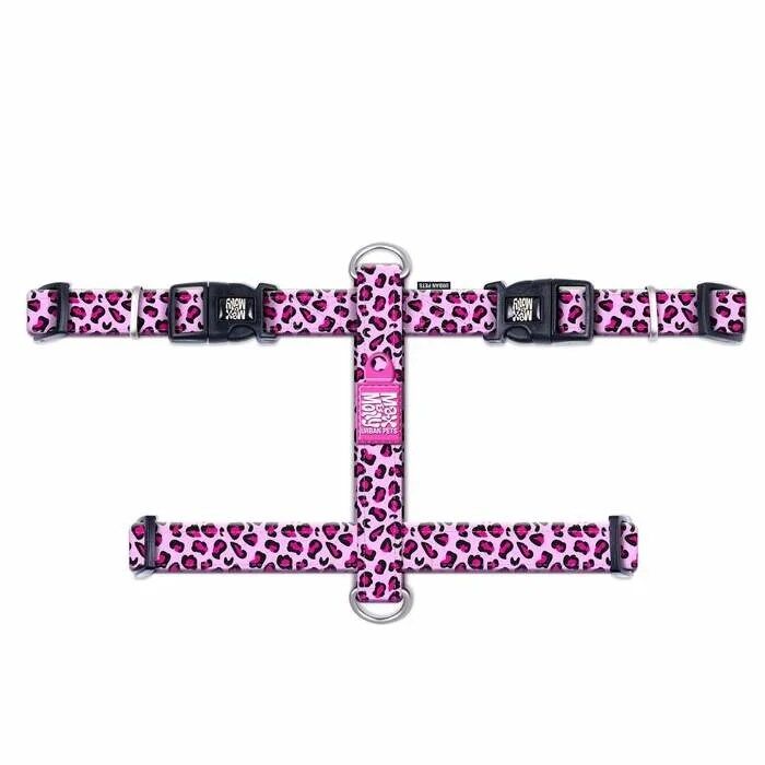 H-Harness - Leopard Pink