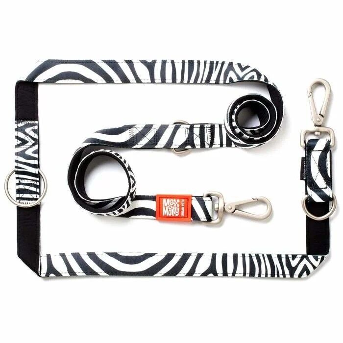Multi-Function Leash-Zebra