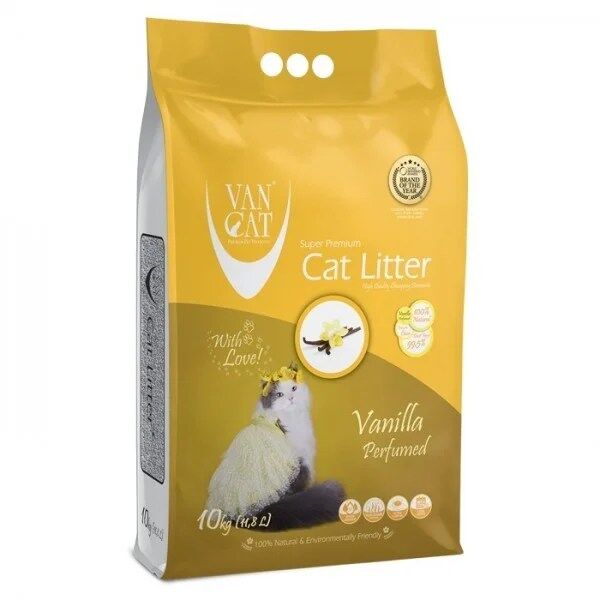 VanCat Areia Aglomerante De Baunilha Para Gato 10Kg