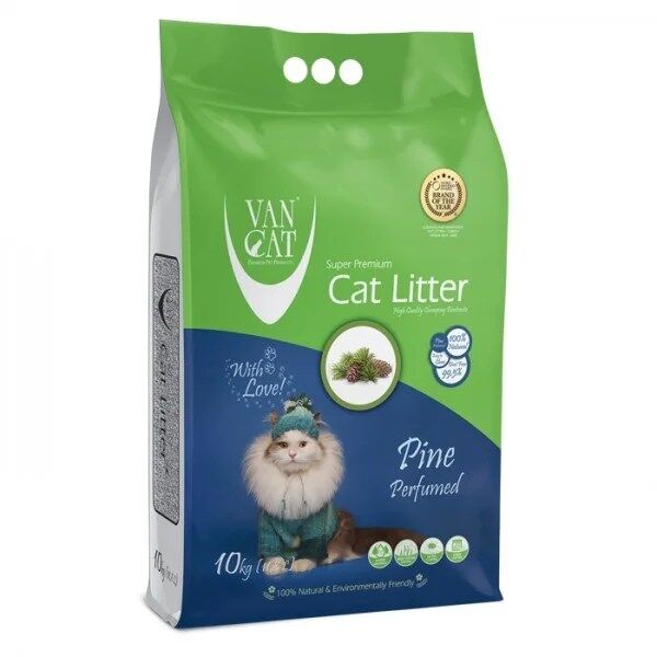 VanCat Areia Aglomerante De Pinho Para Gato 10Kg