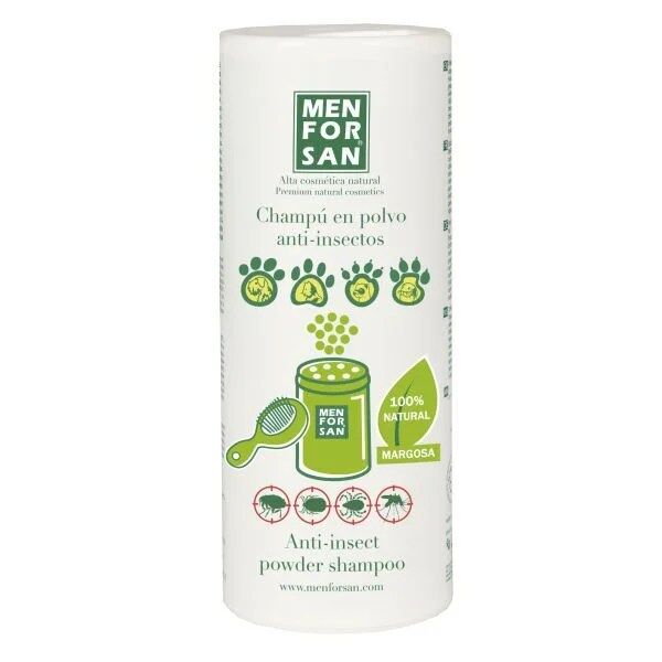 Men For San Champô em Pó com Repelente de Insectos 250g