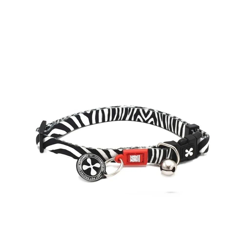 Smart ID Cat Collar - Zebra/1 size