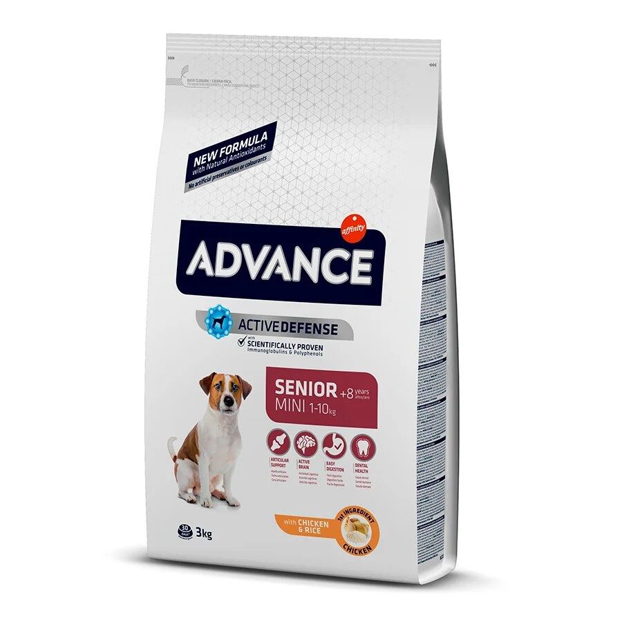 Advance Dog Mini Senior +8 Chicken & Rice