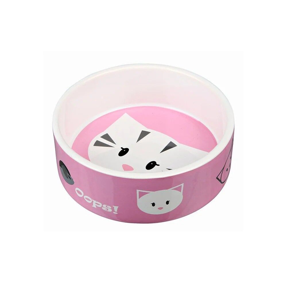 Comedouro Cerâmica Mimi Gatos