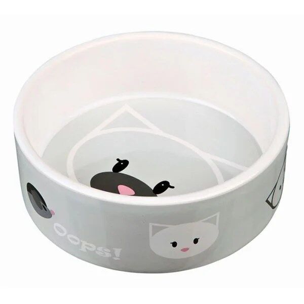 Comedouro Cerâmica Mimi Gatos - Image 2