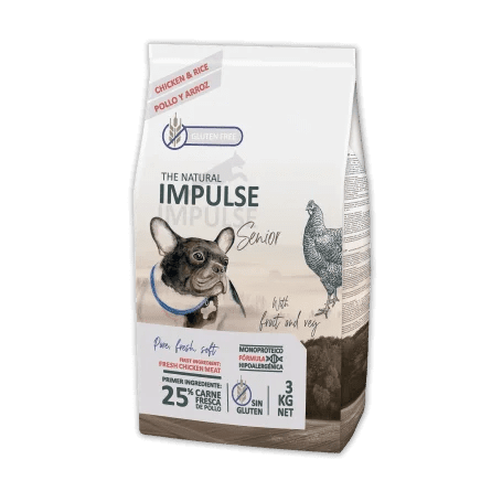 The Natural Impulse Cão Sénior- Frango