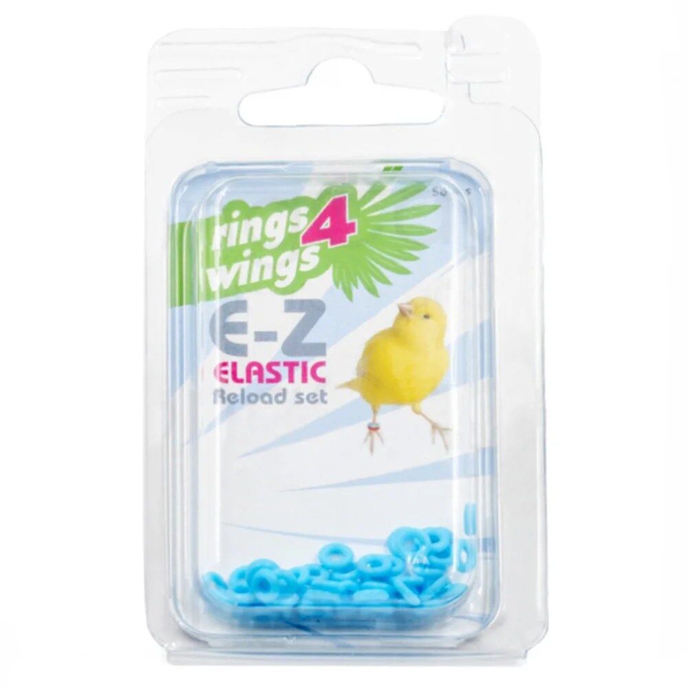 Anilhas elásticas para canários e exóticos