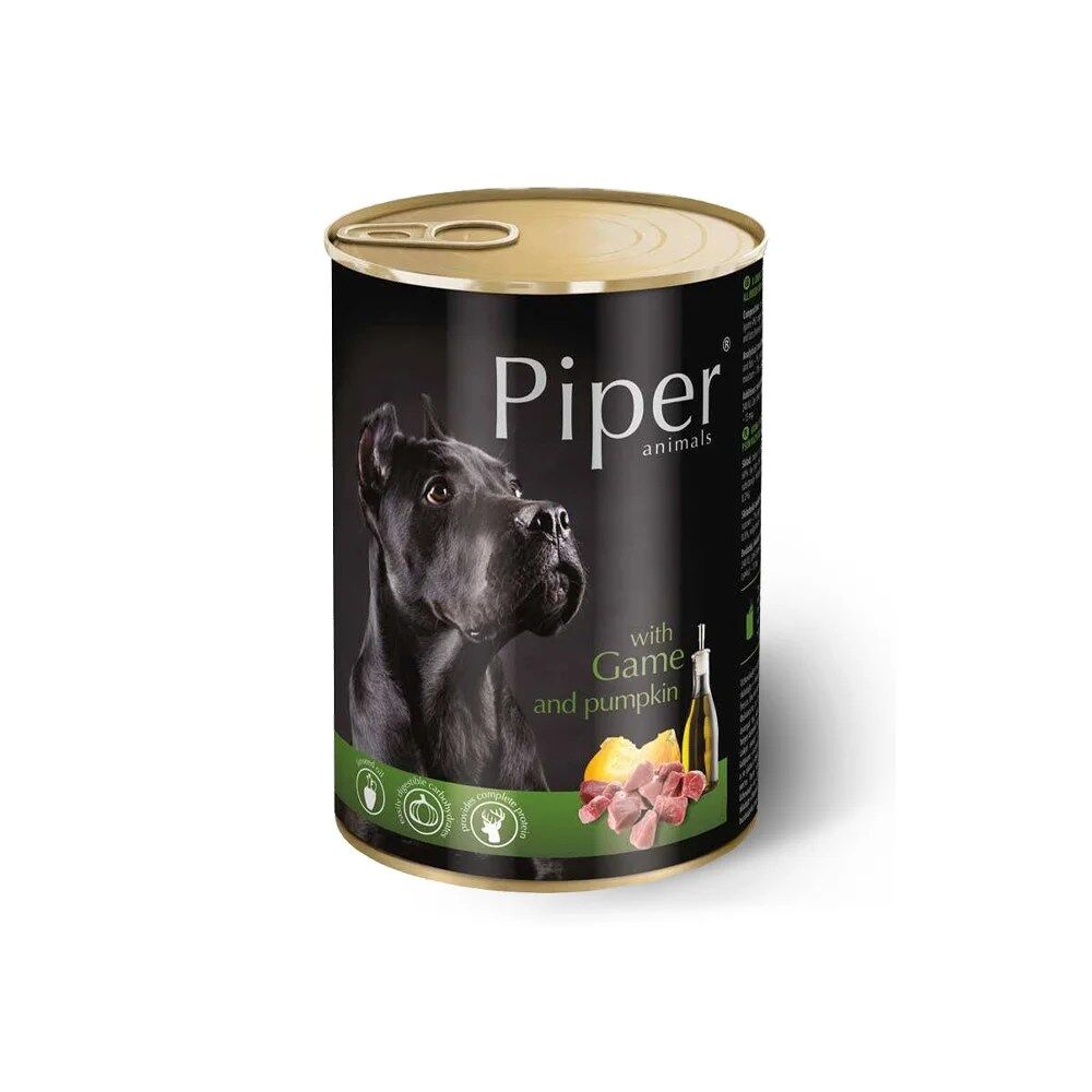 Alimento em patê para cão adulto - Caça e abóbora Piper