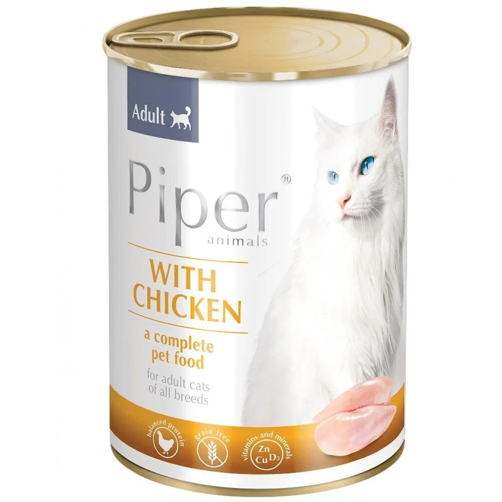 Piper Gato Esterilizado com Frango 400g