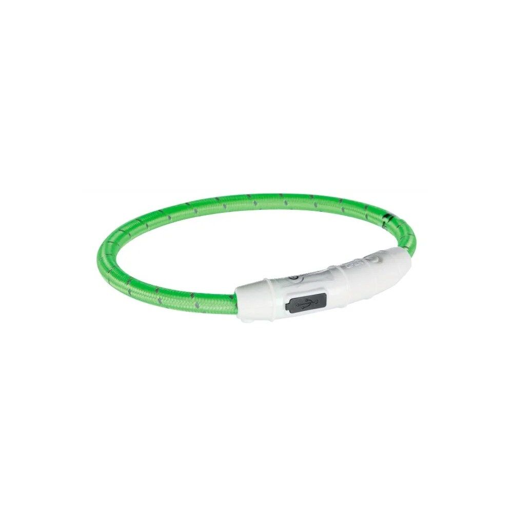 Colar luminoso flash light Verde - Trixie