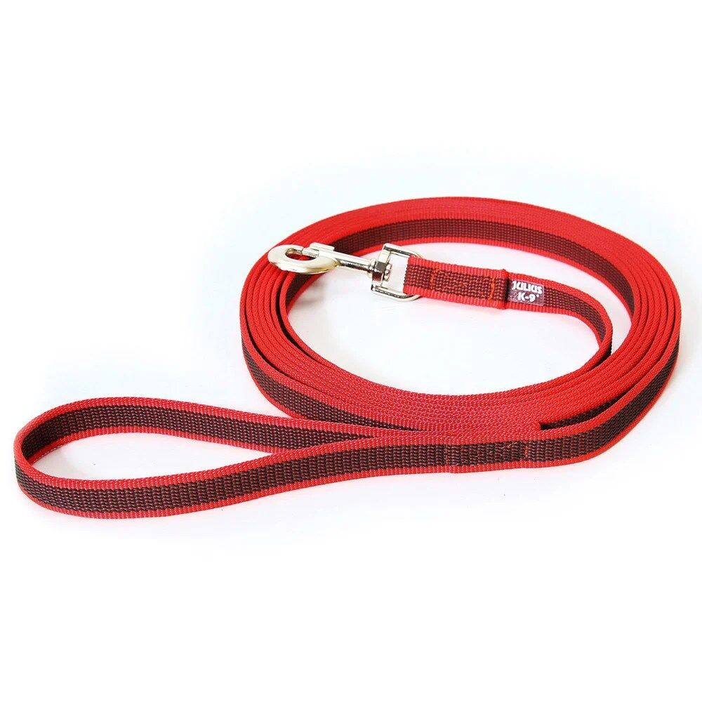 Trela Color & Gray Super-Grip - vermelha - Julius-K9