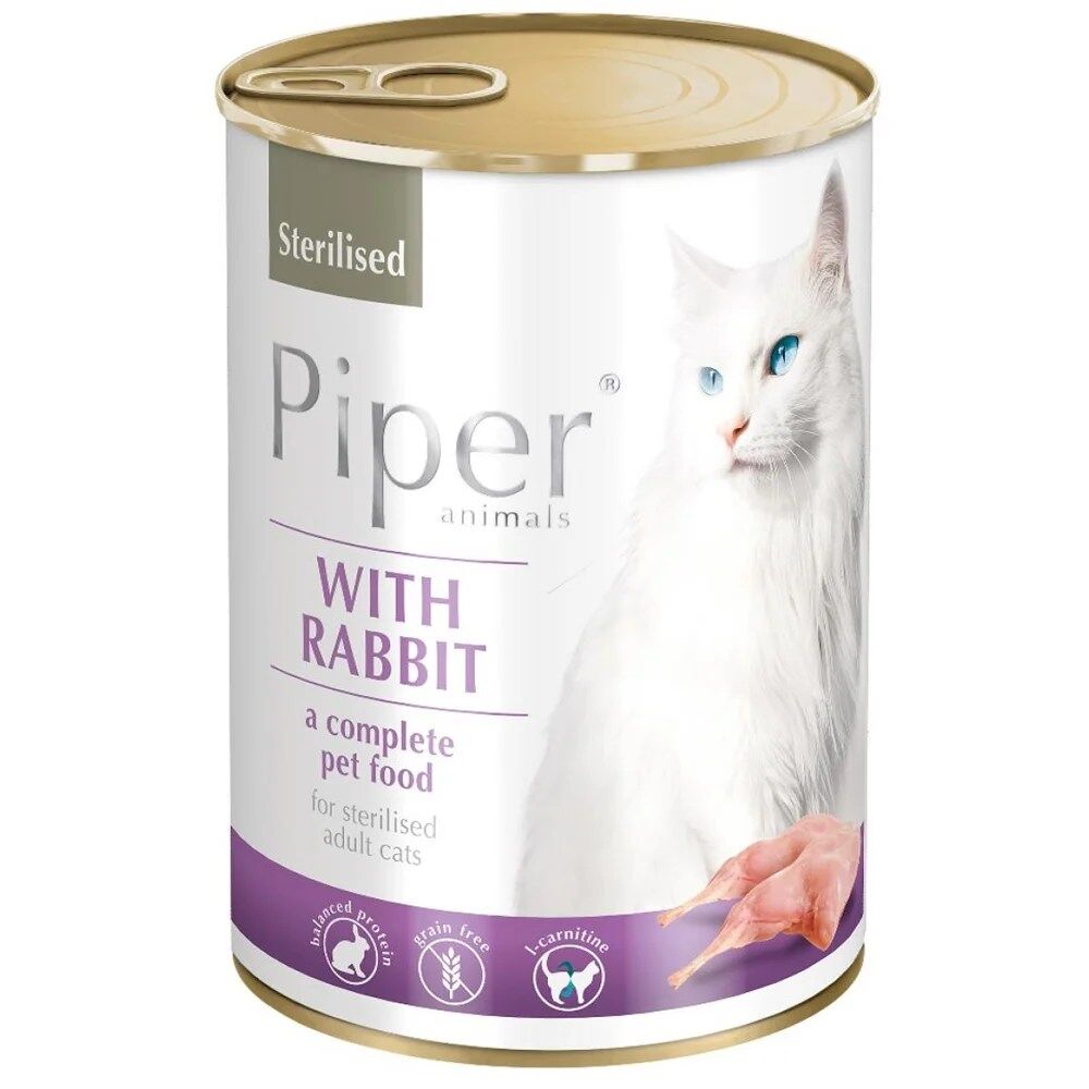 Piper para gato esterilizado de coelho
