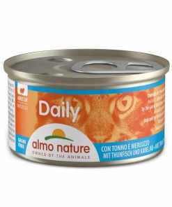 Almo Nature Daily Gato adulto - Mousse Atum e bacalhau
