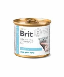 Brit Veterinary Diet Cat Obesity Grain-Free Lamb with Pea - Wet